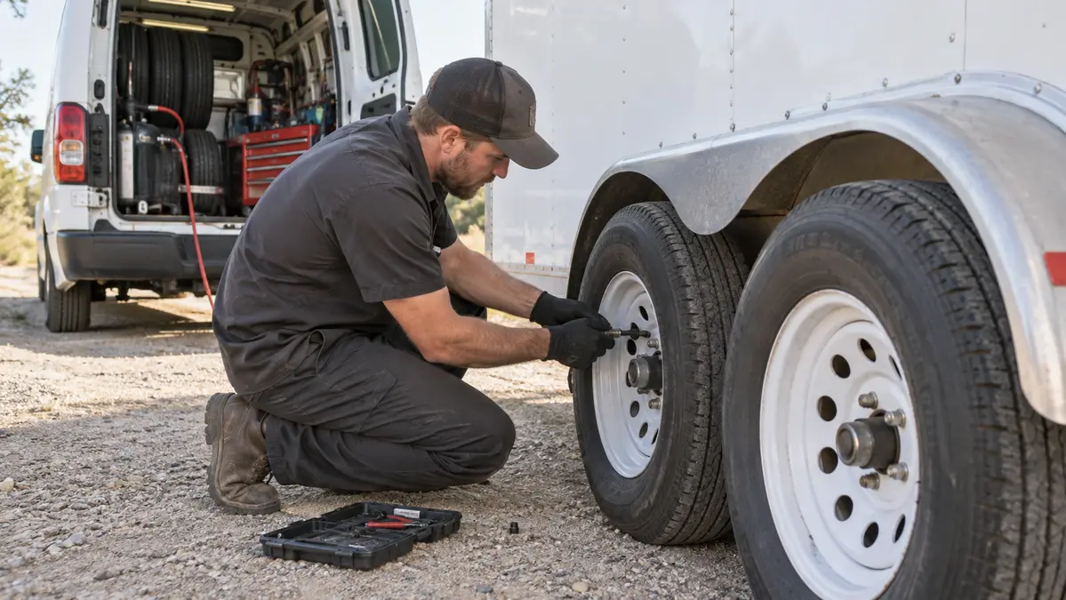Trailer wheel balancing