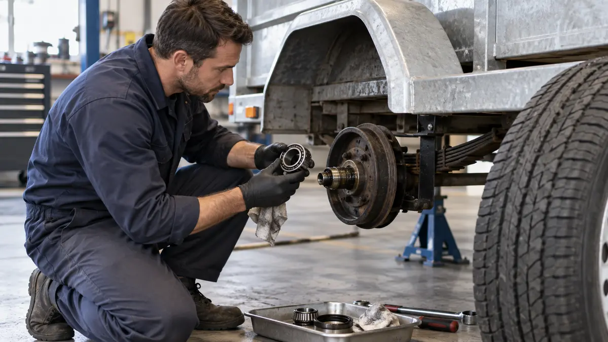Trailer wheel inspection